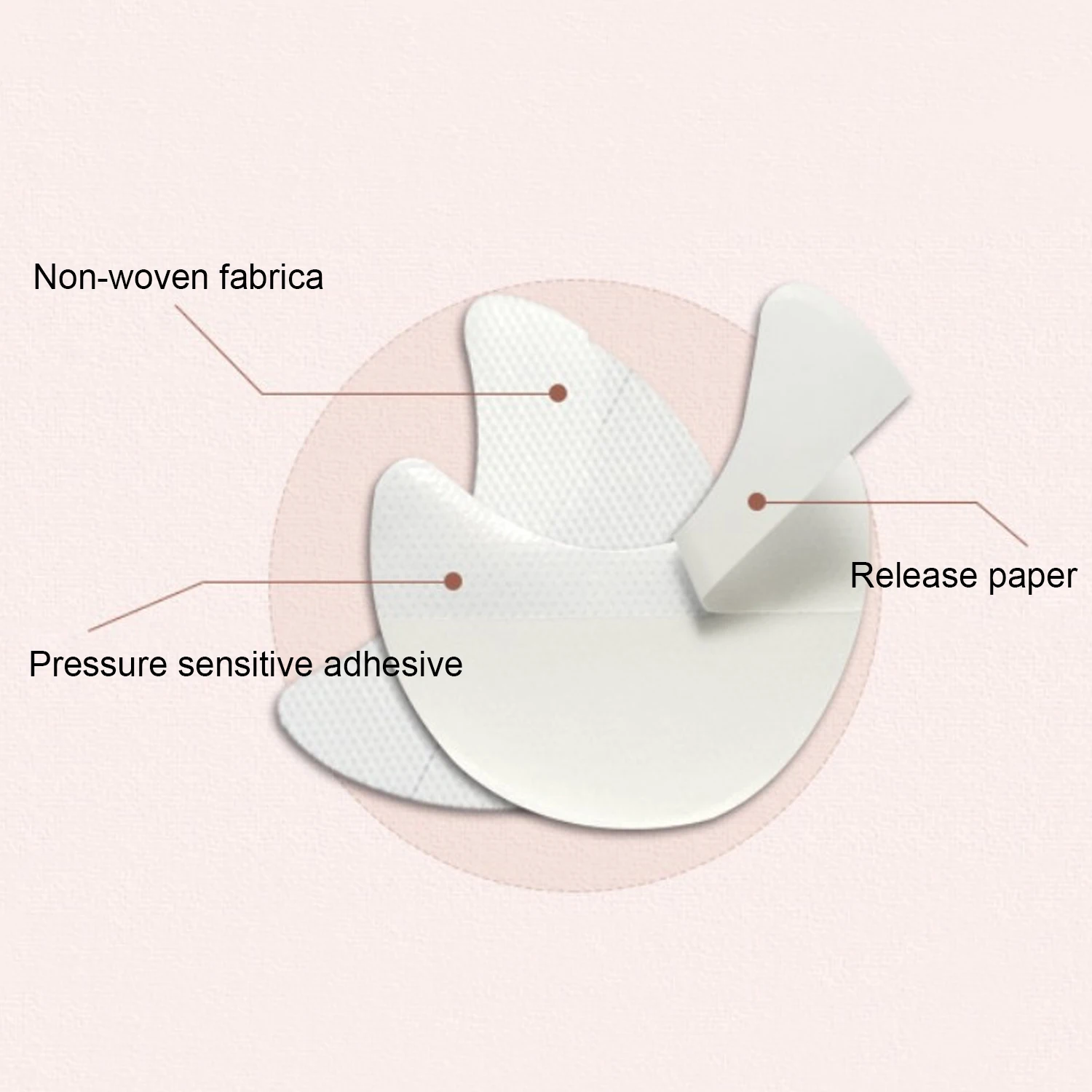 100 шт. одноразовые защитные наклейки для теней век накладки наращивания ресниц
