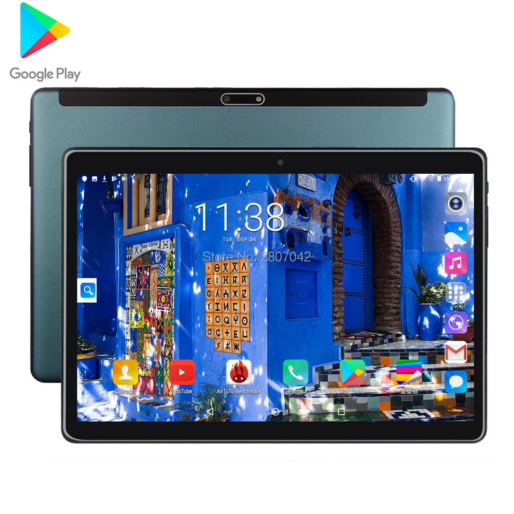 Планшет с 10 1 дюймовым дисплеем 2 мя слотами для SIM карт 3G LTE Bluetooth GPS Wi Fi|Планшеты| |