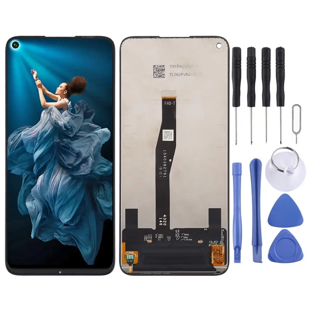 2019 AAA +++ для Huawei Honor 20 ЖК-экран в сборе и дигитайзер | Мобильные телефоны аксессуары
