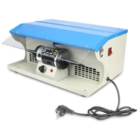 dm 5 vacuum cleaner and polisher desktop double head cloth wheel machine with lamp tube speed control grinding machine
