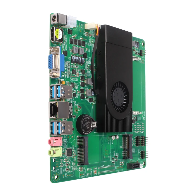 Новая материнская плата HLY Mini All-in-one i7 7500U, Встроенная плата DDR3 HDMI VGA USB Mini ITX mSATA SATA Mini PCI-E