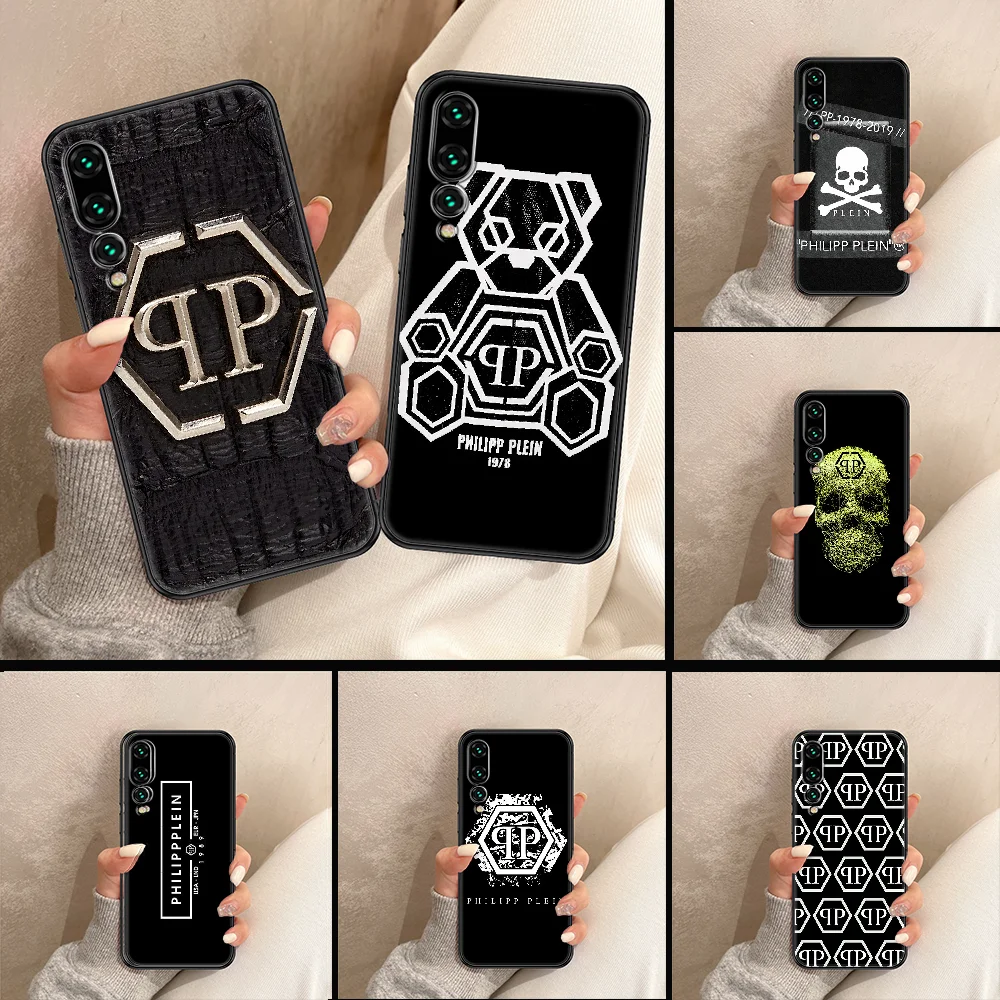 

Pleines German luxury Philippes Phone case For Huawei P Mate P10 P20 P30 P40 10 20 Smart Z Pro Lite 2019 black 3D waterproof