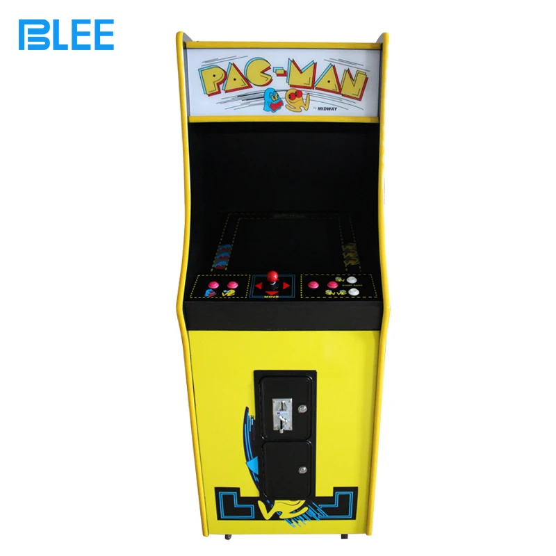 1 игрок Вертикальная аркадная машина Pacman с монетоприемником для аркадных игр в