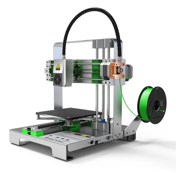 Plastic Part Green EasyThreed Precision DIY 3d Принтер Комплект Полный металлический каркас ртутный модуль начальный уровень для студентов настольный мини предварительно собранный принт - Цвет: Plastic Part Green