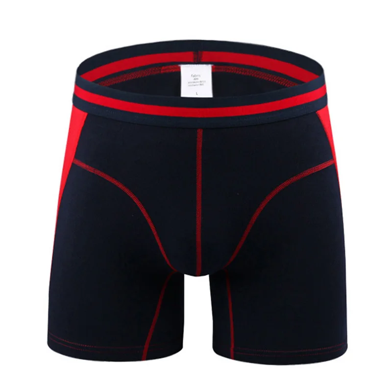 Мужские Модальные трусы длинные ноги Спортивное нижнее белье шелковистые мягкие