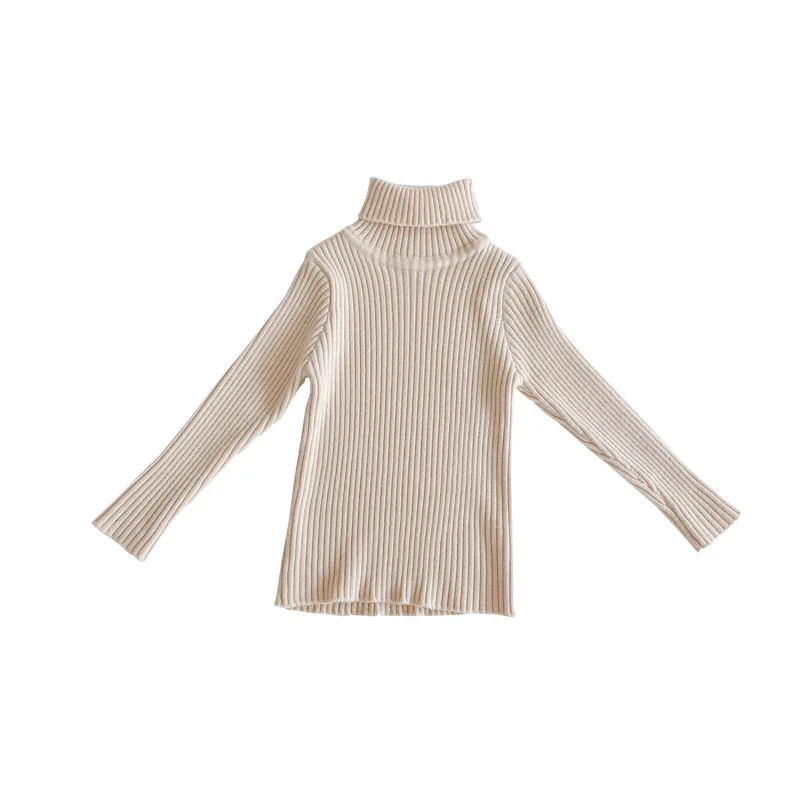 

2020 autumn winters boys girls turtleneck sweater children warm joker thick long sleeve knit top