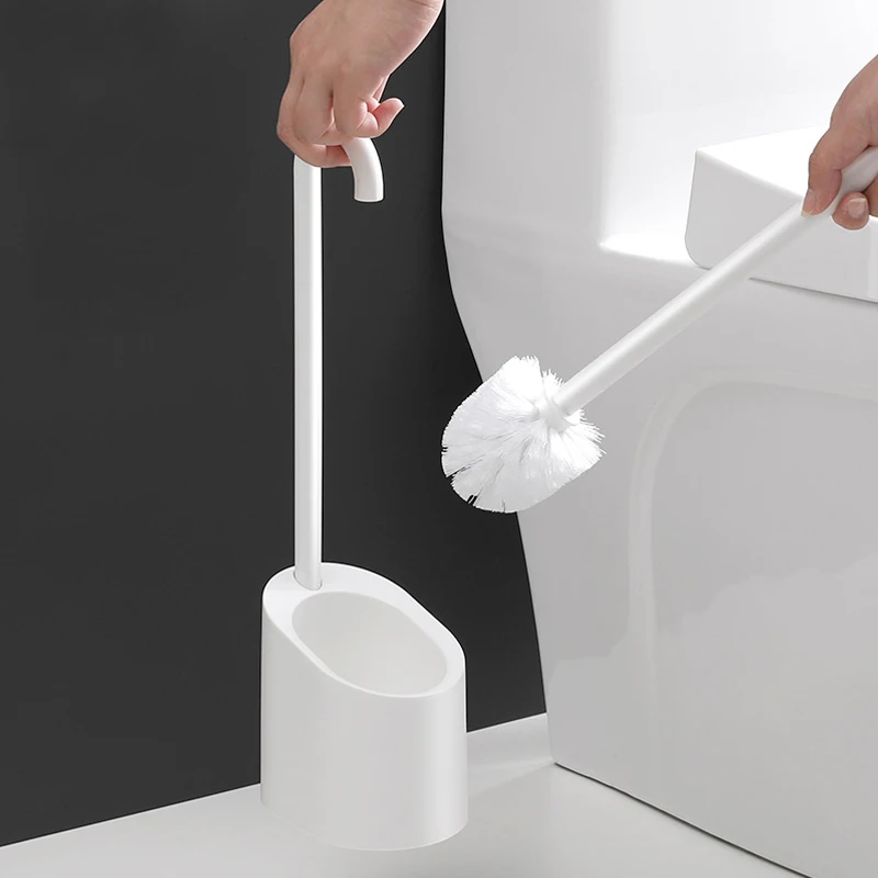 

Portable Toilet Brush Bathroom Plastic Home Long Handle Shower Magnetic PP Cleaning Brush Room Bathroom Accessories Sets