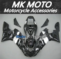motorcycle fairings kit fit for yzf r1 1998 1999 bodywork set high quality abs injection black white