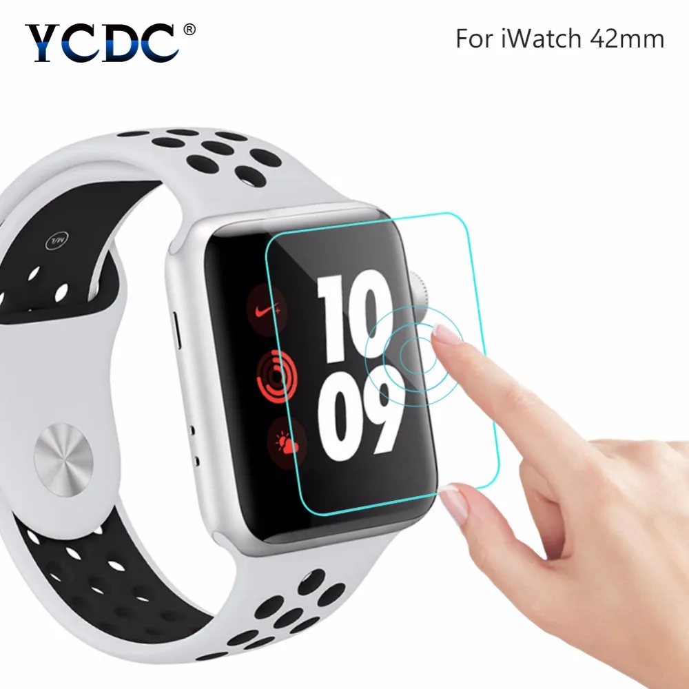 0,3 мм Защитная пленка для экрана из закаленного стекла для Apple Watch iWatch Series 1 Series2 Series3 38 мм 42 мм аксессуар
