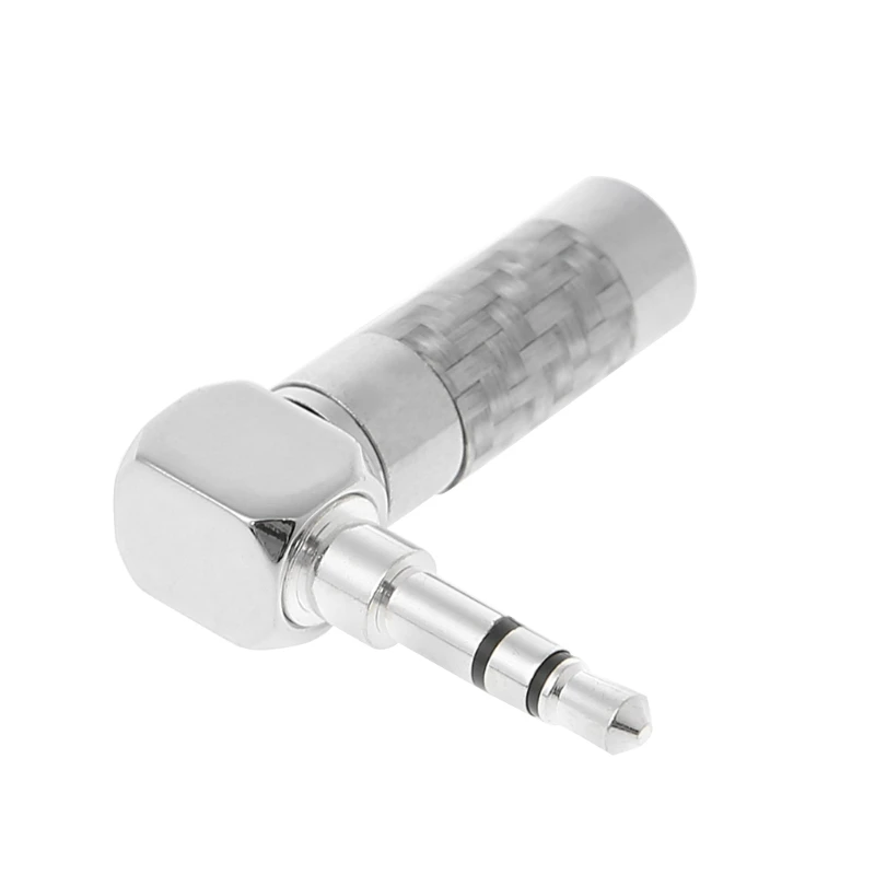 H054 3 5 мм контактный разъем Jack (под углом 90 градусов) Щепка углеродный