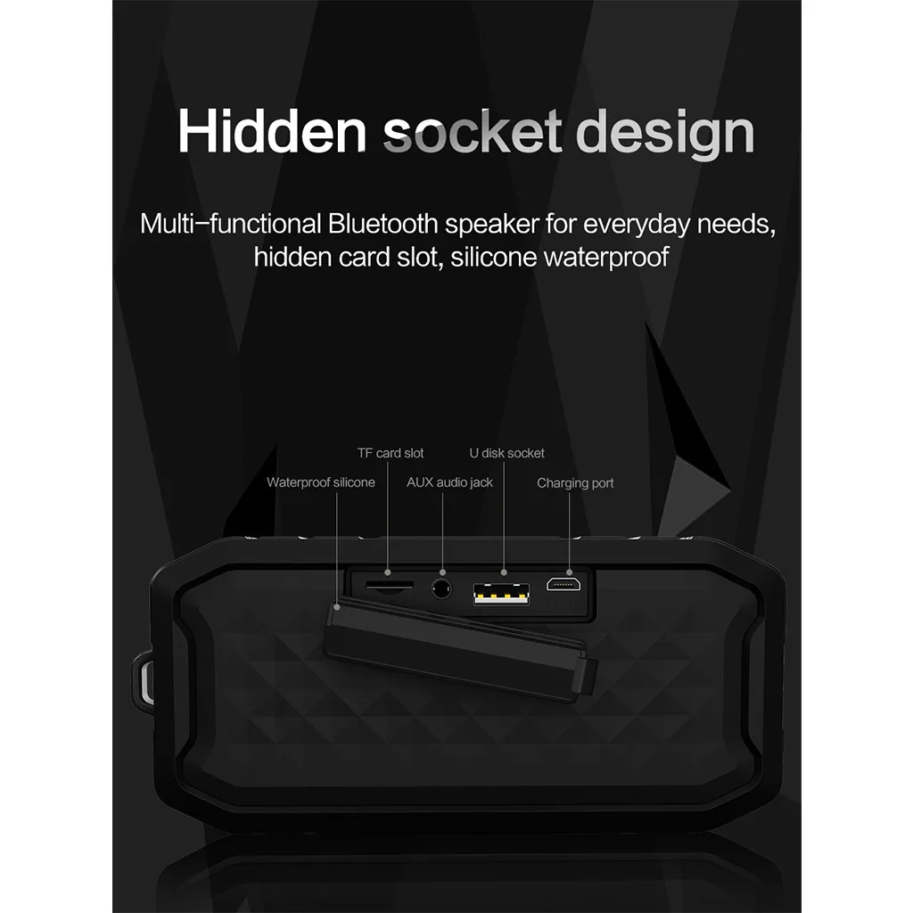 20% IPX7 беспроводной Bluetooth 5,0 динамик TWS сабвуфер открытый портативный водонепроницаемый бас сабвуферный Стереодинамик беспроводной