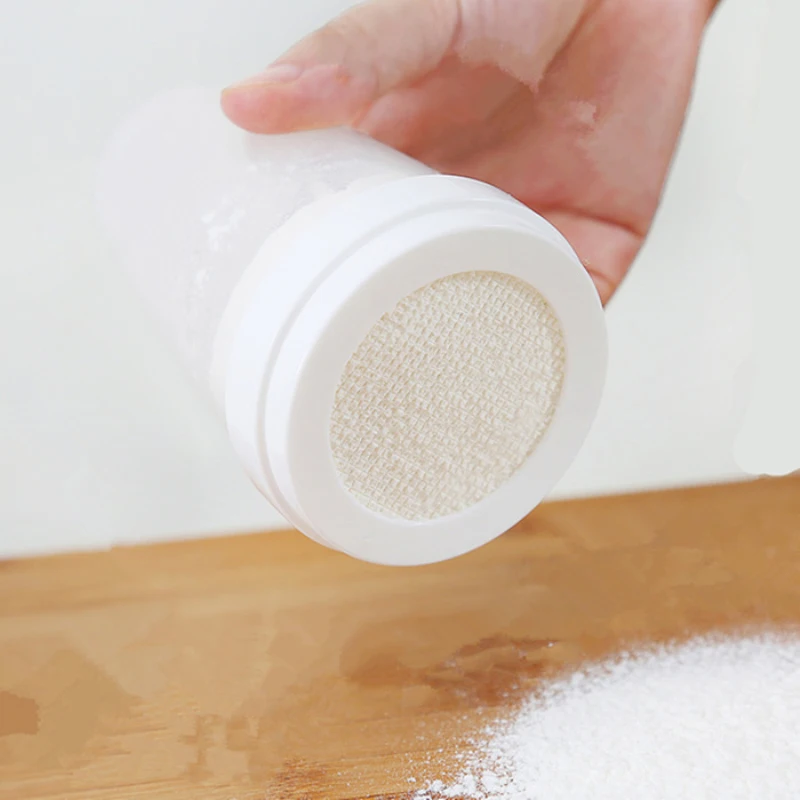 Baking Plastic Dusting Cans Household Flour Duster Cocoa Powder Creative Tube Sieve Kitchen Gadget Sets Tool | Дом и сад