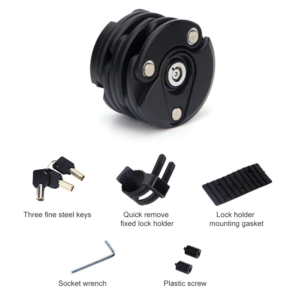 Новый велосипедный замок Противоугонная цепь бургер горный велосипед