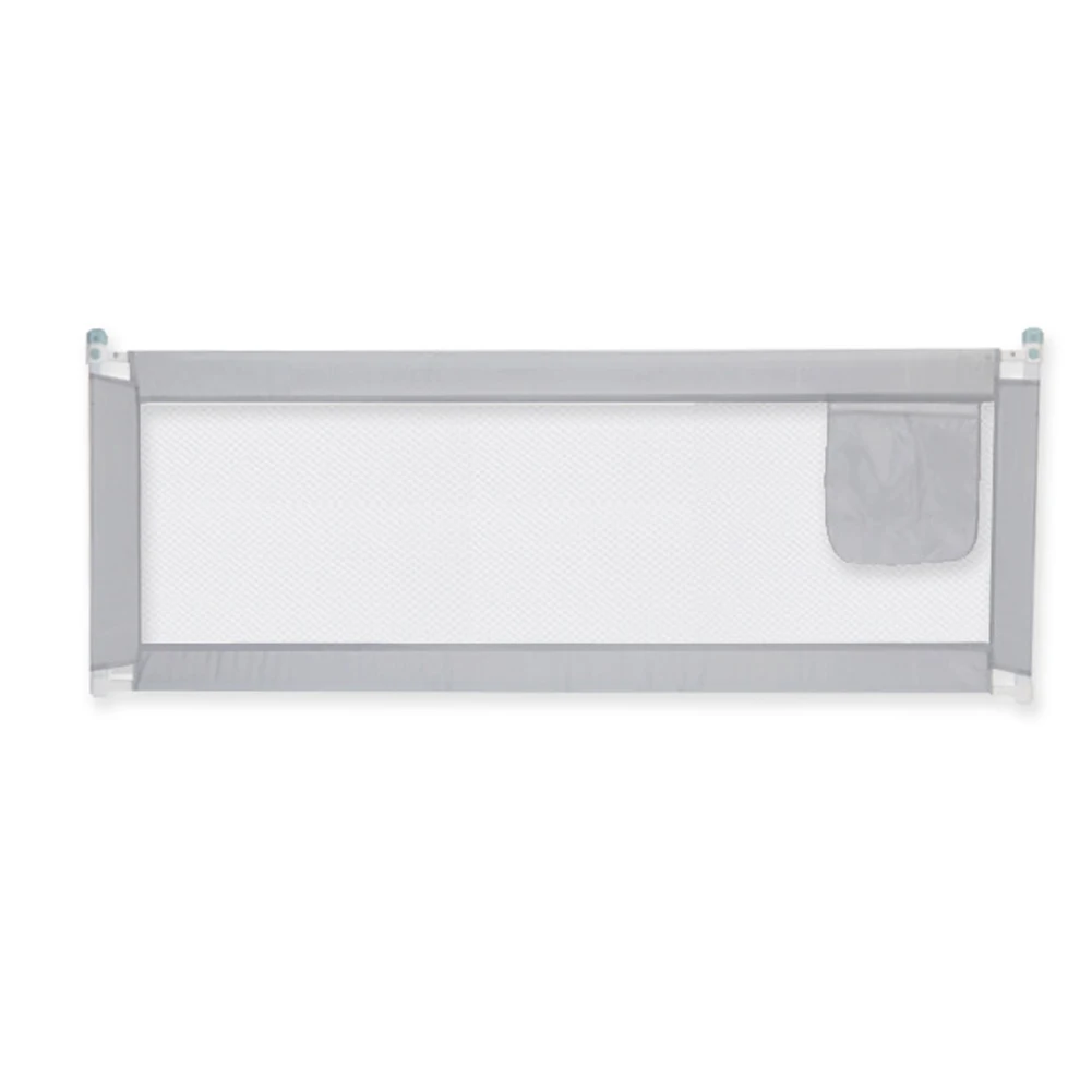 gray 150x80cm Kidlove Двойные кнопки вертикальная подъемная кровать забор игры ворота безопасности для детей младенец - Цвет: gray 150x80cm