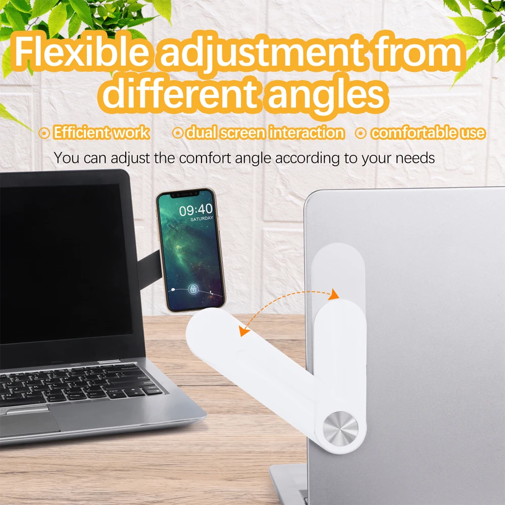 Подставка для телефона ноутбука с магнитным креплением складная | Мобильные