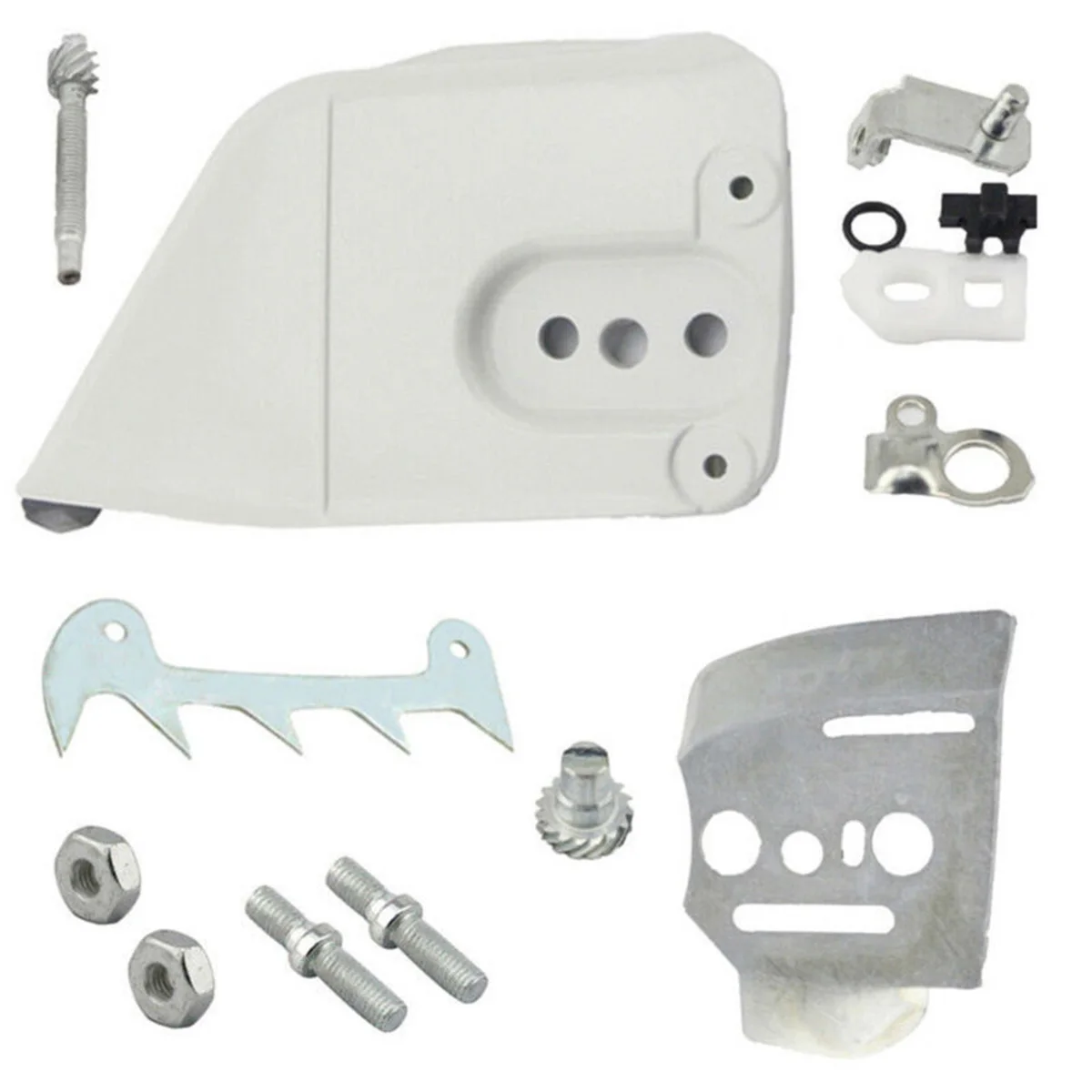 

Bar Plate Chain Sprocket Cover For Stihl 024 026 028 034 036 Garden Yard Parts 1SET CHAIN TENSIONER/ADJUSTER