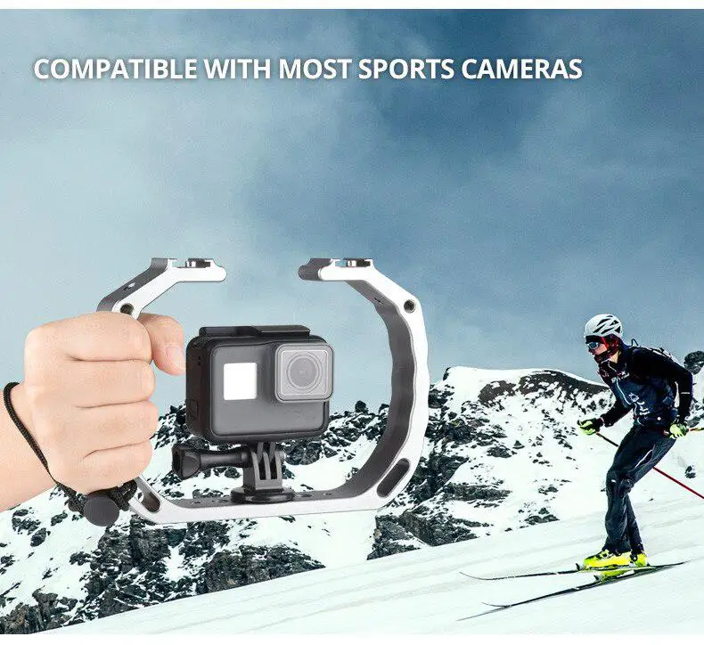 BEESCLOVER Shooting Phone Cage Bracket Handle for GoPro hero5/4/3 Handheld Rabbit Video Rig r60 | Электроника