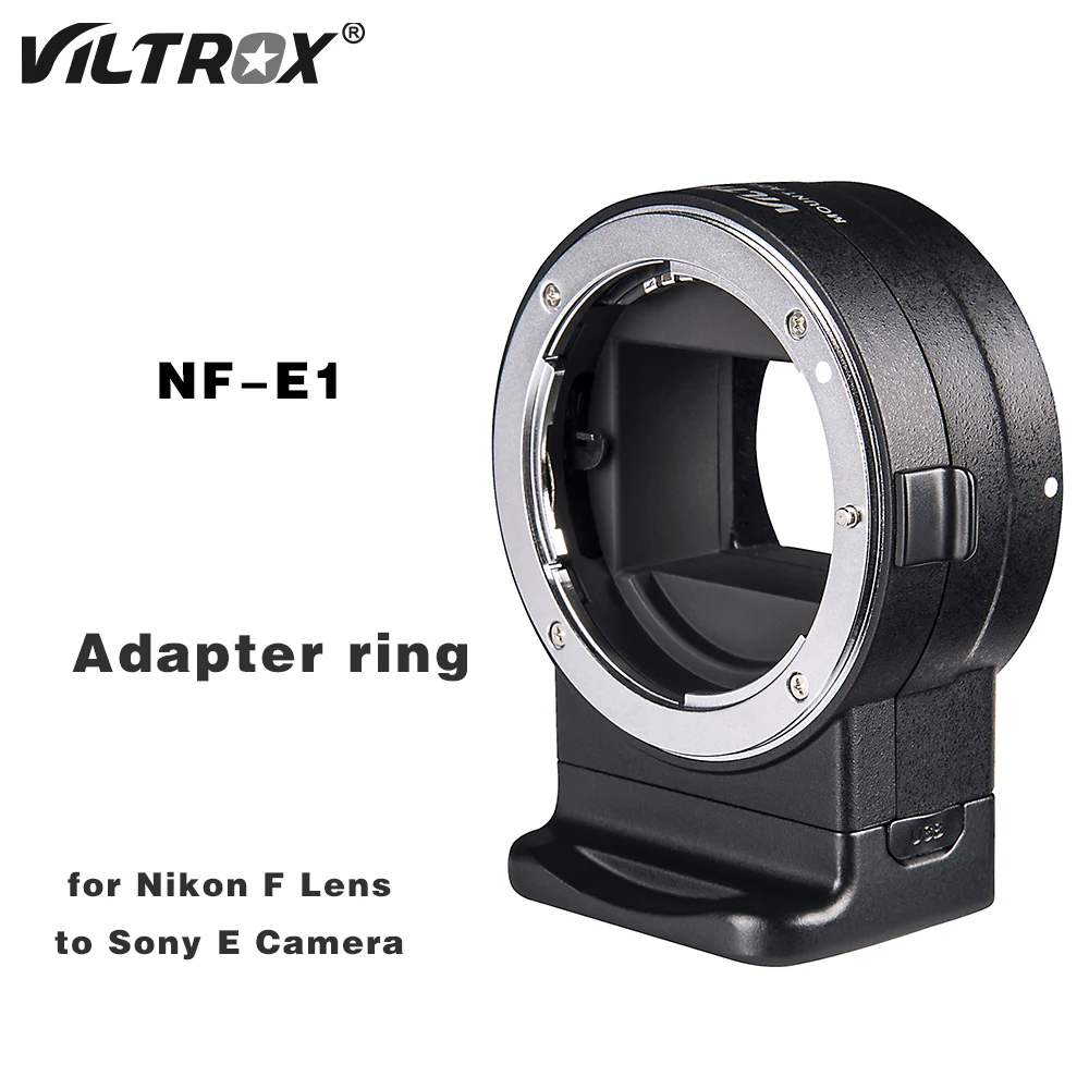 VILTROX NF-E1 Aperture Control AutoFocus Lens Adapter ring  Fullframe for NikonF Lens to SonyE mount A9 A7II A7SII A6500 Camera