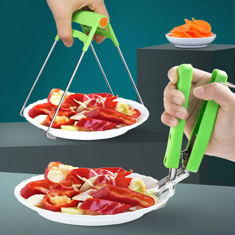 Gripper Clips for Moving Hot Plate or Bowls with Food Out From Instant Pot Microwave Oven Air Fryer Accessory Clamp Holder Tong