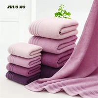 purple stripe 100 cotton bath towel bathroom high quality 140 70cm beach towels for adults 3575cm gift home hotel towels