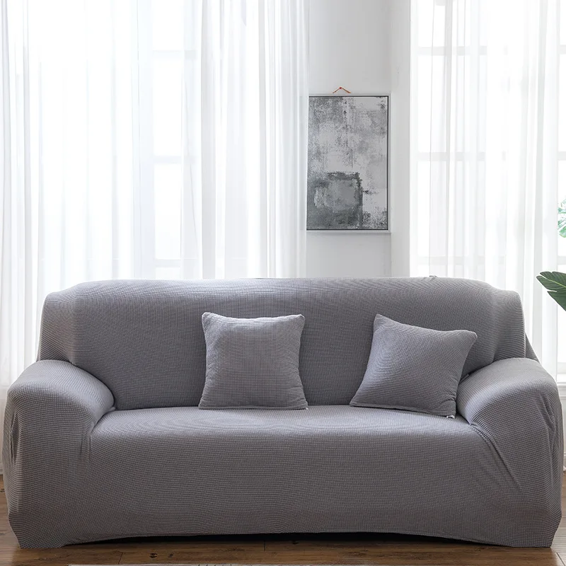 

Stretch Solid Color Sofa Covers for Living Room, funda sofa Chair Couch Cover Home Decor 1/2/3/4-seater, Non-slip housse canape
