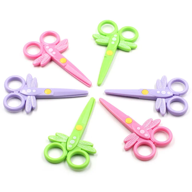 Безопасный пластиковый мультяшный детский нож для резки бумаги мини Ручные