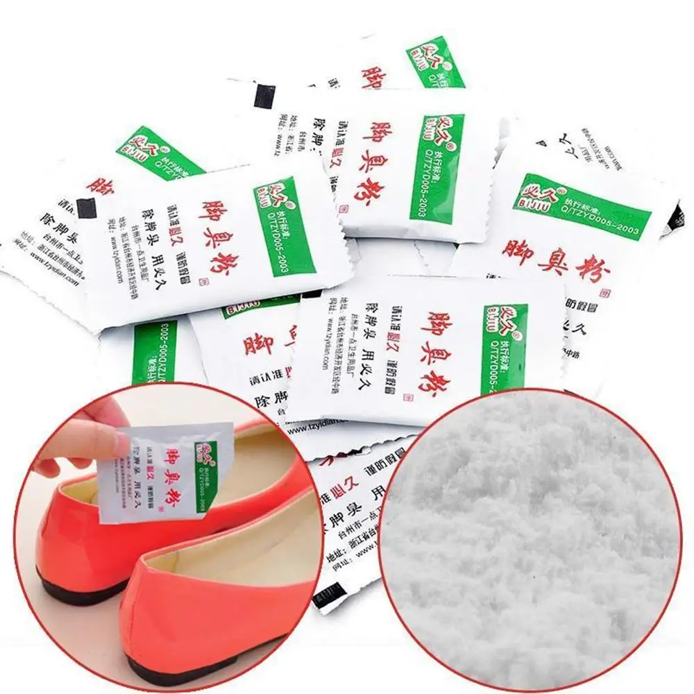 

5 Packs Pro Powder Antiperspirant Deodorant Bad Smell Remove Foot Odor Shoes Anti Odor Feet Pain Relief Care Tool Accessoires