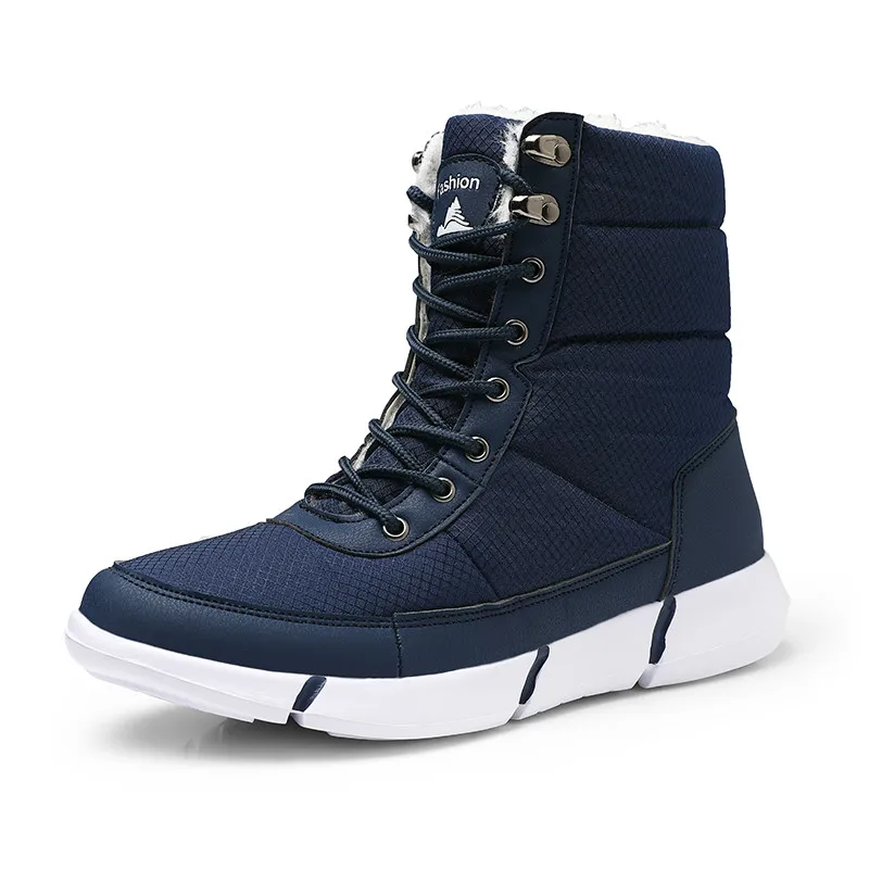 2019 г. зимние женские теплые ботинки ботильоны на платформе непромокаемые меху