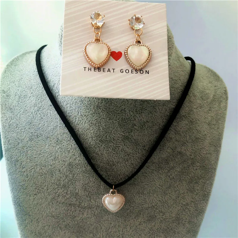 Новый набор свадебных ювелирных изделий в форме капли воды с кубическим