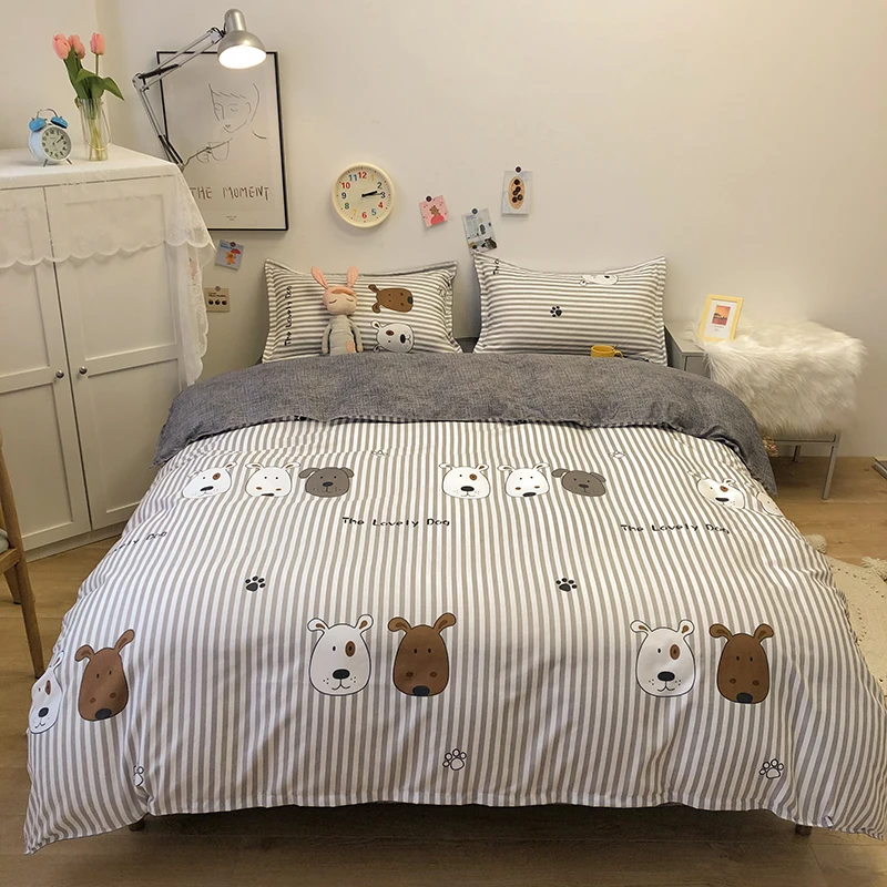 Домашний текстиль с изображением мультфильма милые носки в полоску для собаки