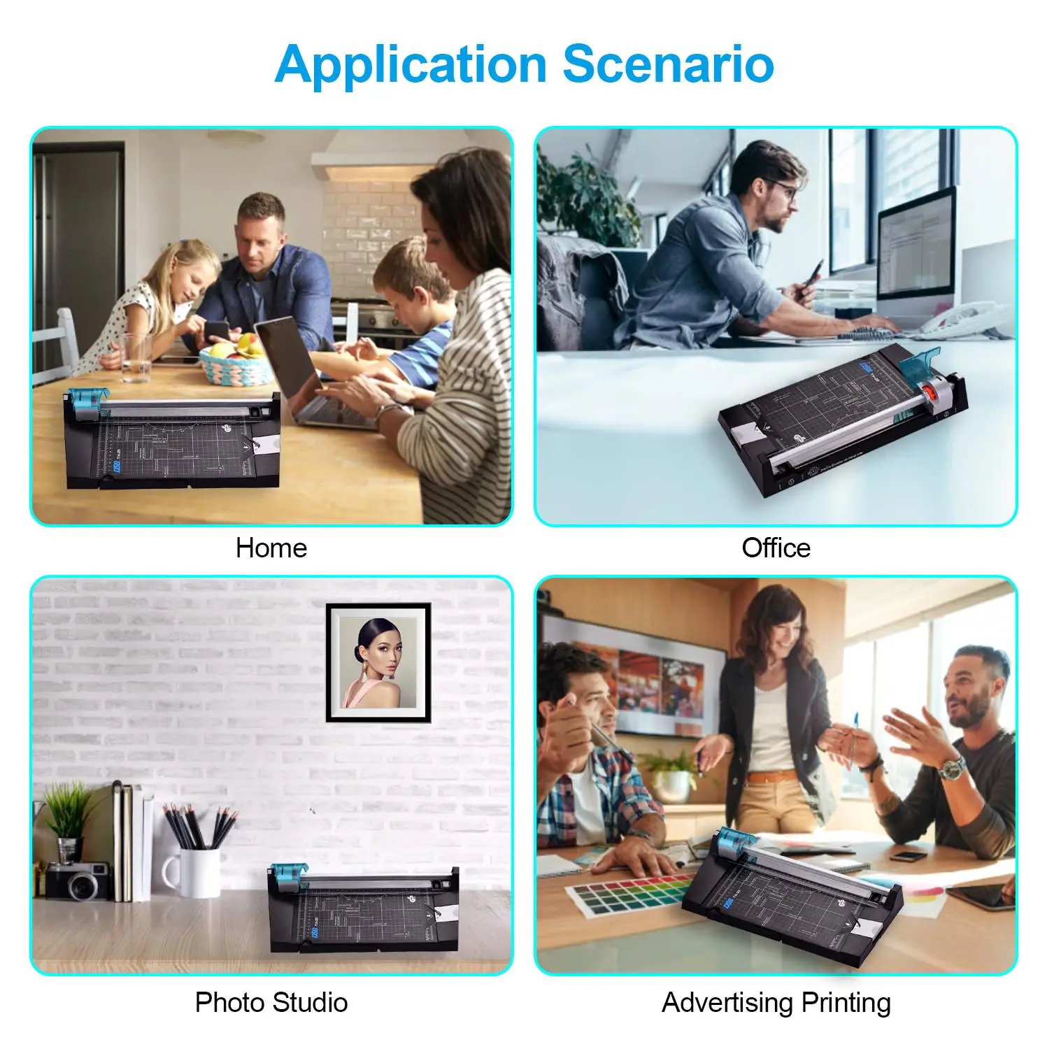 5 в 1 триммер для бумаги Многофункциональный фоторезак формата А4 Прямой Угловой