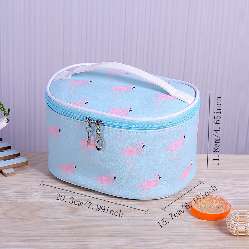 BONAMIE Фламинго Косметическая дорожная Портативная сумка Органайзер для косметики