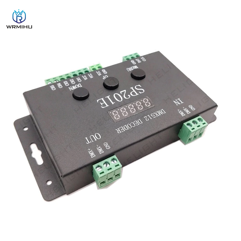 Контроллер декодера DC5-24V DMX512 SP201E SPI сигнальный адресуемый IC RGB светодиодный