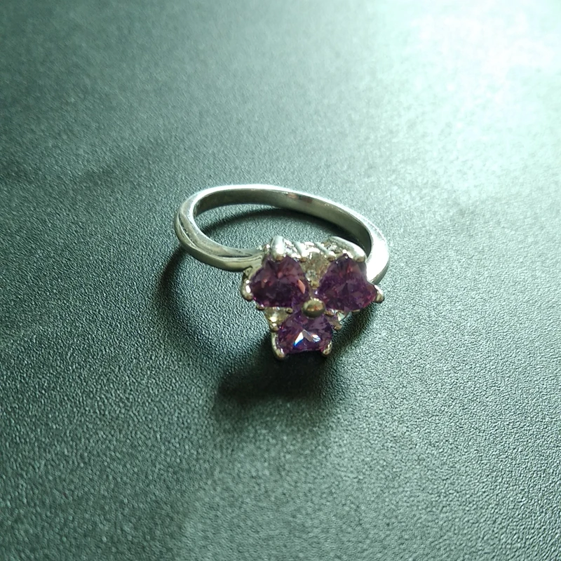 Кольца в форме сердца Женская Модная бижутерия серебряного цвета украшения из