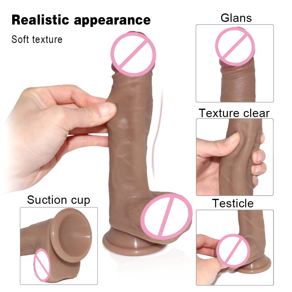 GaGu реалистичный фаллоимитатор с ощущением кожи настоящий пенис для женщин