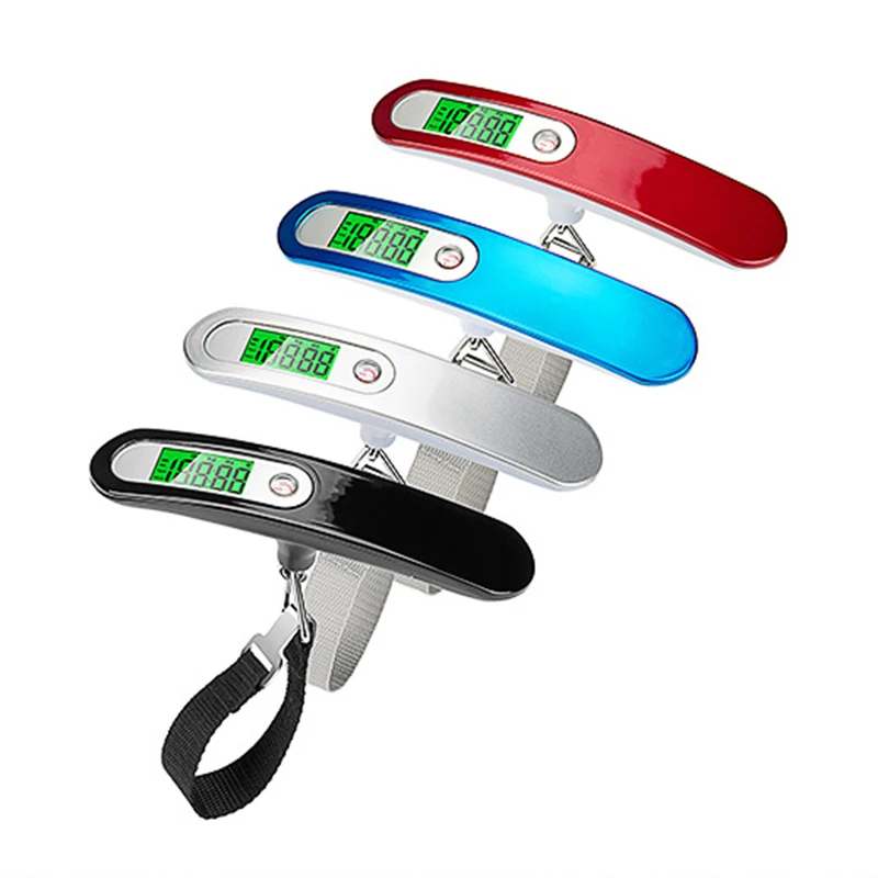 

1pc Digital Luggage Scale Portable 50 Kg Luggage Hanging Weigher Hanging Weighers W/LCD Display For Scaling Weighing Scales
