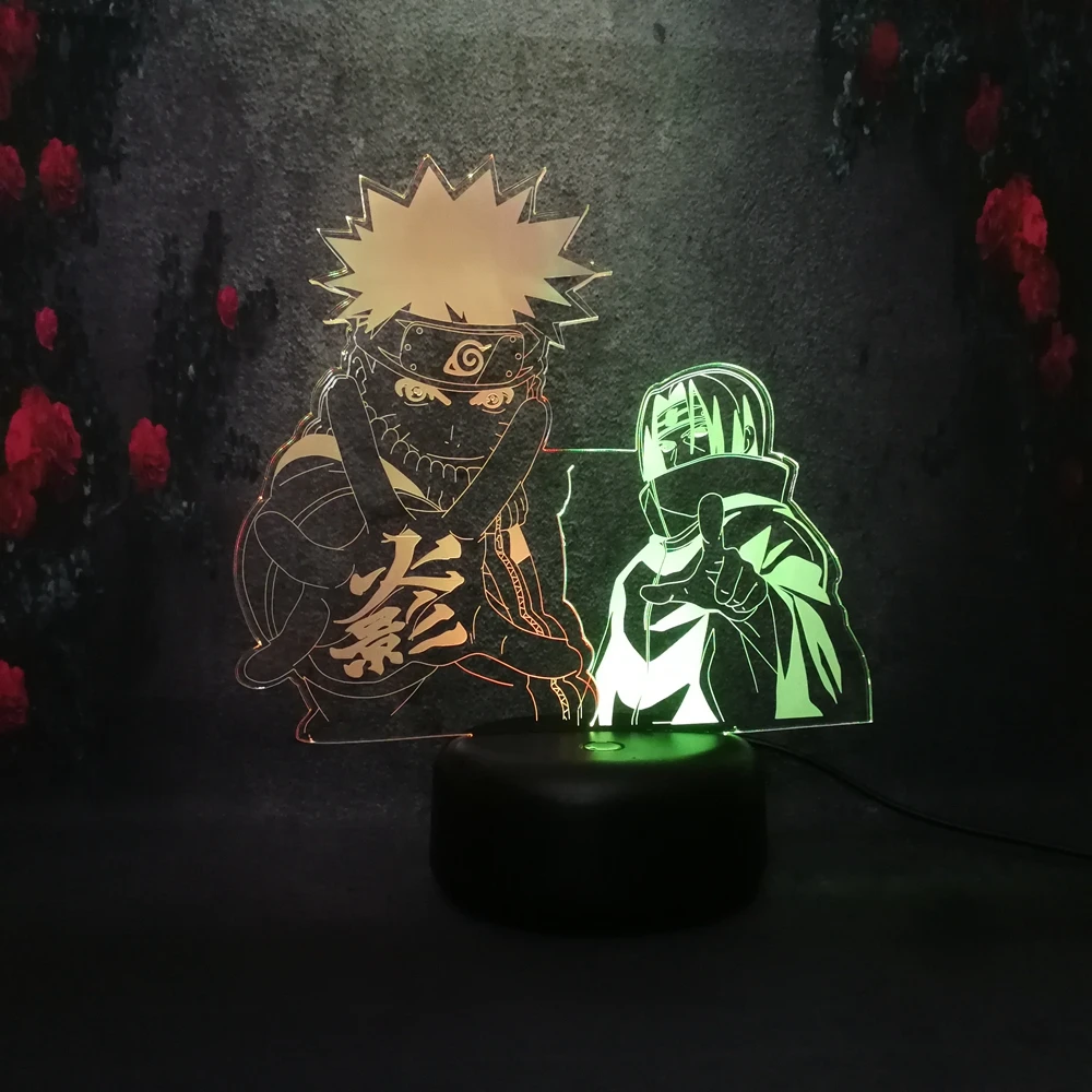 Смешанный Двойной градиент цвета Творческий Декор настольная лампа Япония