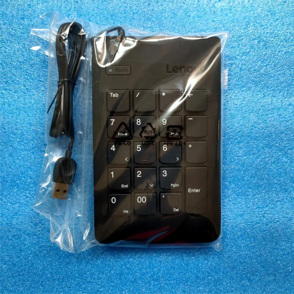 Новая Оригинальная Проводная Цифровая Клавиатура Lenovo 4Y40R38905 с USB мини клавиатура