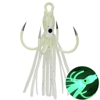 1pcs fishing wobbler luminous soft jig squid bait barbed fish hook 6 6 2cm artificial minnow crankbait fishing lure accessories