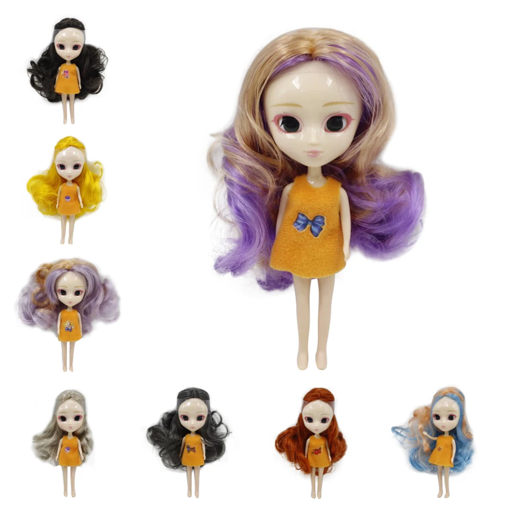Мини-кукла ICY DBS различные цвета волос одежда случайная маленькая кукла BJD |