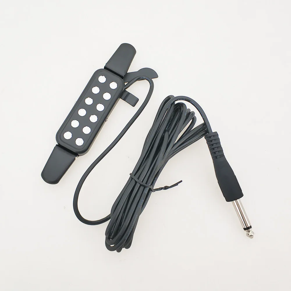 

KQ-3 Guitar Pickup Gold Silver Free Opening Folk Music Guitar Pickup Musical Instrument Parts