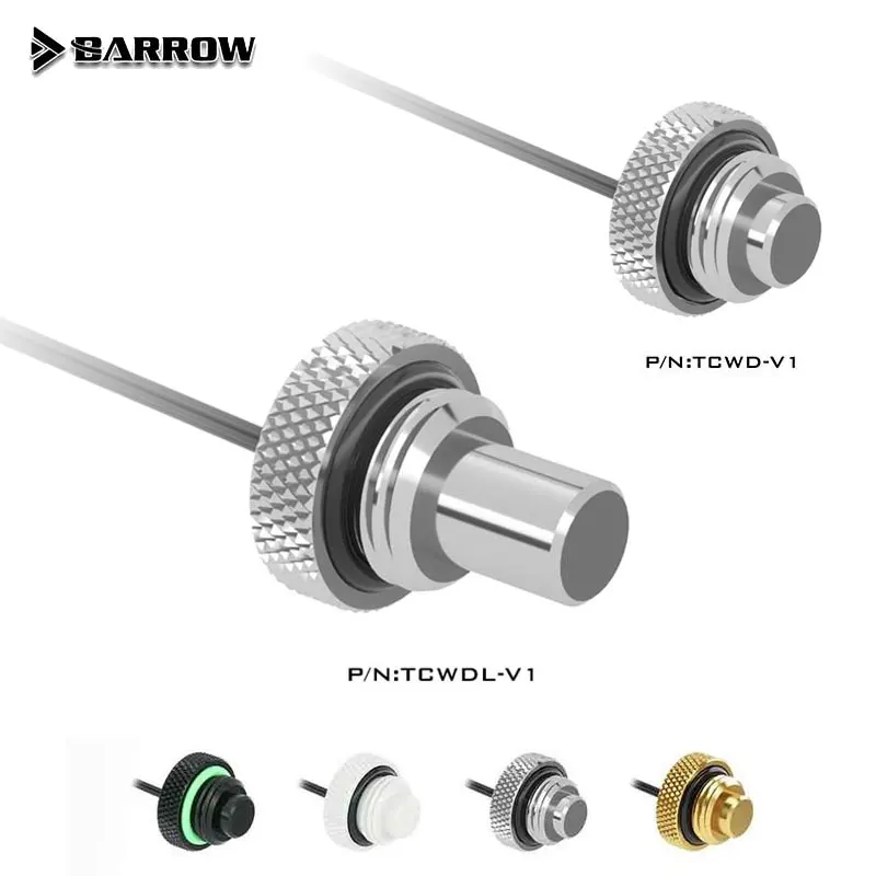 Компактный водяной охладитель Barrow TCWDL-V1 фитинг G1/4 PC RGB