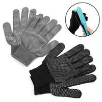 1 pair 1pair hair straightener perm curling hairdressing heat resistant finger glove hair care styling tools thermal gloves