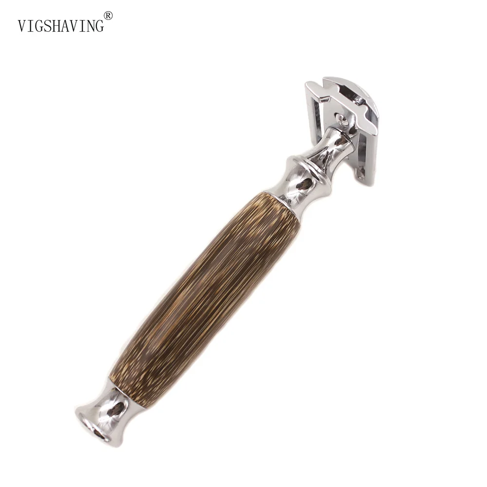 VIGSHAVING не Пластик Envion Для мужчин Капитана Америка Baber Double Edge бамбук Безопасность