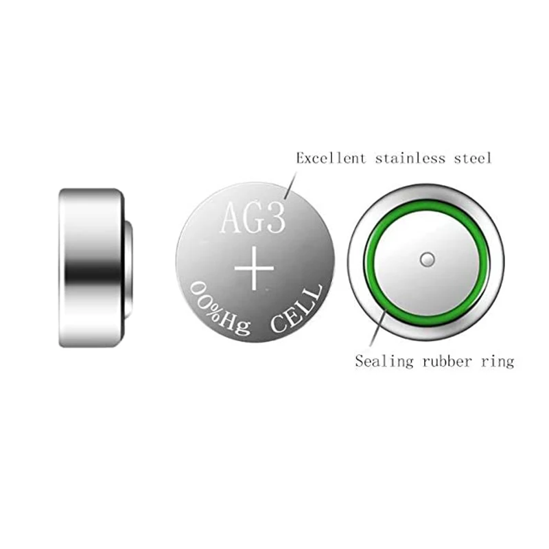 SKOANBE 3-10PCS LR41 392 384 192 AG3 SR41 1.5V Button Coin Cell Battery Watch Battery. | Источники питания