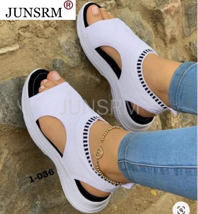 

Женские босоножки на плоской подошве, с открытым носком и ремешком на щиколотке