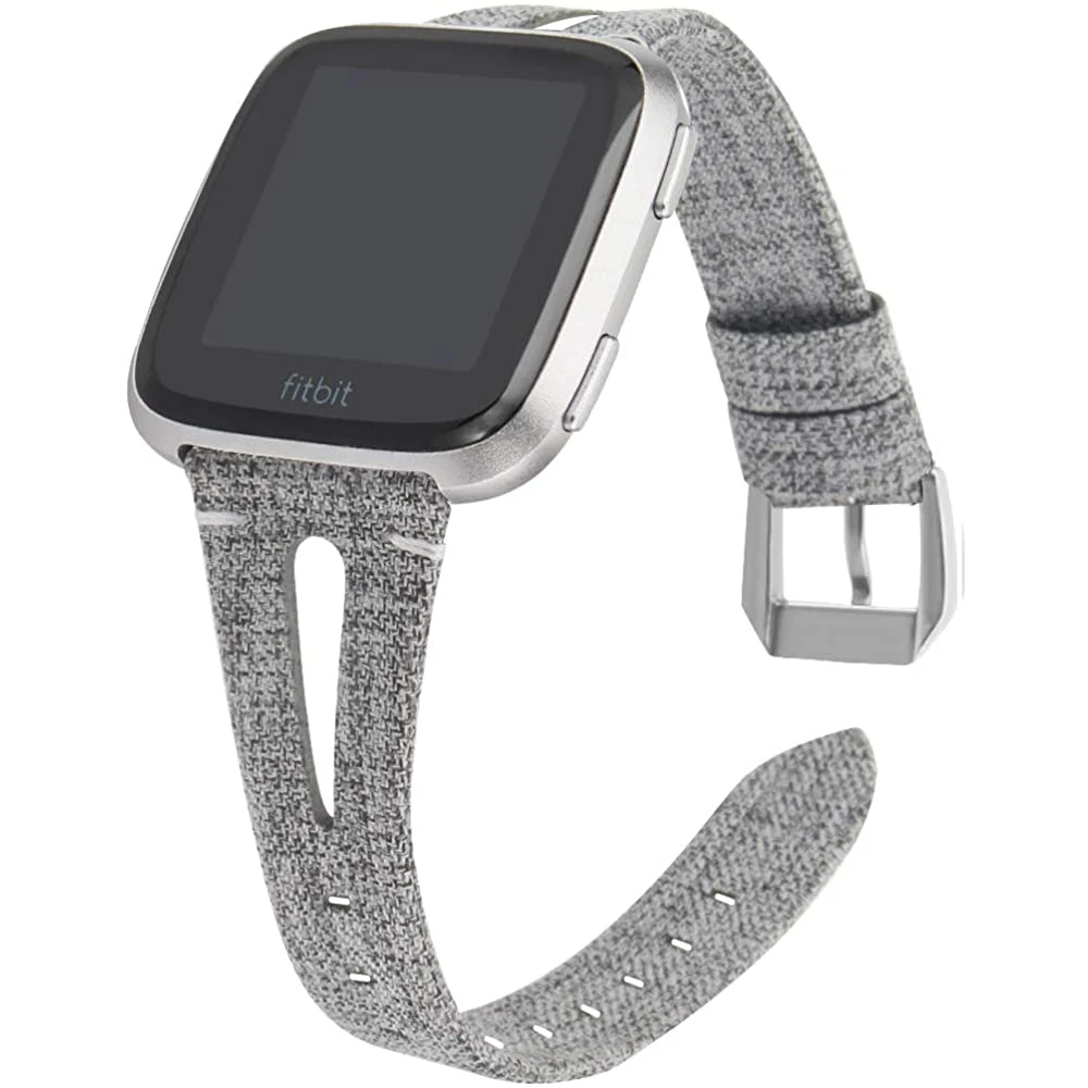 

Strap for Fitbit Versa 3/Sense/Versa2 Bands Bracelet Replacement Woven Fabric Accessories Watchband Wristband