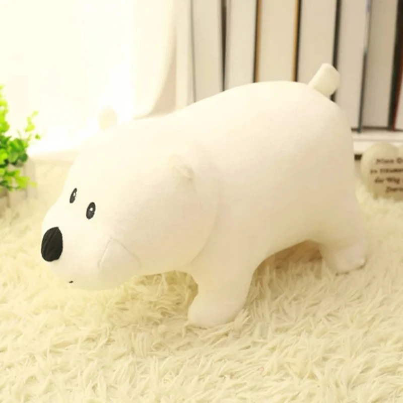 

3 Pieces 25cm Cute Cartoon Bear Grizzly Bear Panda Stuffed Plush Toy Doll Christmas Birthday Gift For Kid Child