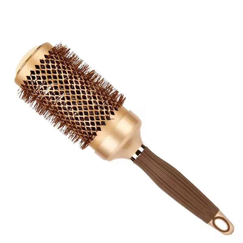 Круглая Антистатическая расческа для волос высокотемпературная алюминиевая