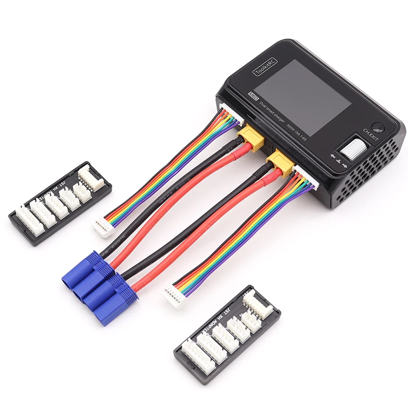 В наличии ToolkitRC M6D 15Ax2 DC Двухканальное мини зарядное устройство Dis для вывода 1-6s Lipo